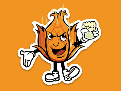 Onion Mascot Illustration