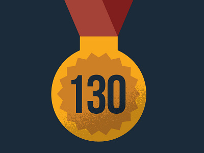 Infographic medal award graphic info medal orange red texture