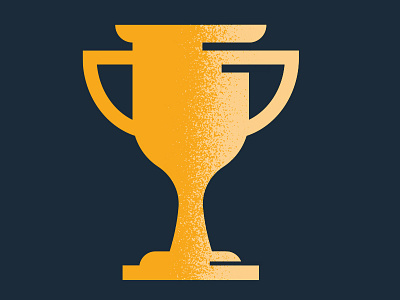 Infographic trophy cup graphic info orange texture trophy