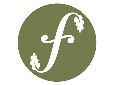 Founders Circle Logo italic green organic leaf f logo circle founders