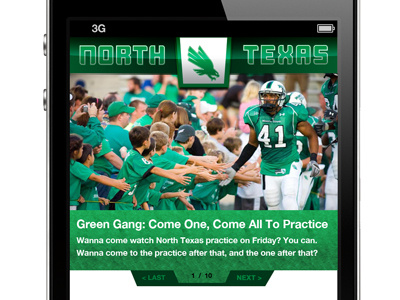 [WIP] UNT Mobile Site 1