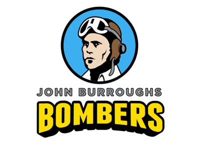 Bombers 2 aviation aviator blue bomb bombers circle flight fly goggles mascot orange person pilot sky type yellow