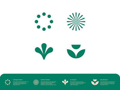 Flowers & Crowns Icons app branding design icon illustration logo typography ui ux vector