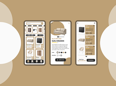 Furniture Mobile Apps app design ui ux