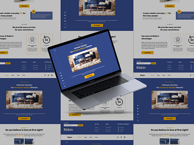 Robin - Furniture Landing Page Web