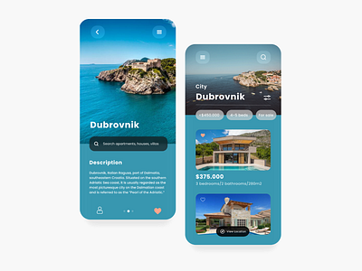 Real estate app design app design real estate realestate ui ux