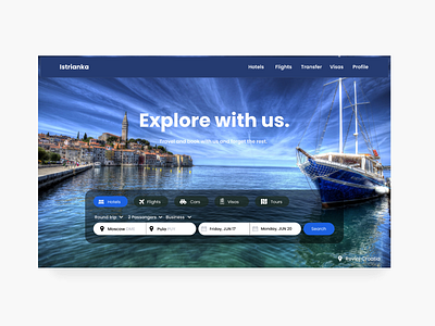 Travel and booking website design design travel agency ui ux web webdesign website