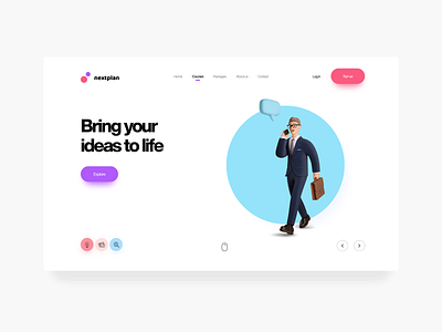 Business app web design