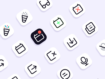 Icon pack art clean design flat icon icon design icon set minimal simple ui ux xd