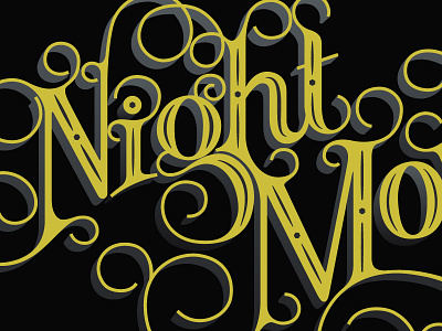 Seger Tribute lettering rock and roll typography