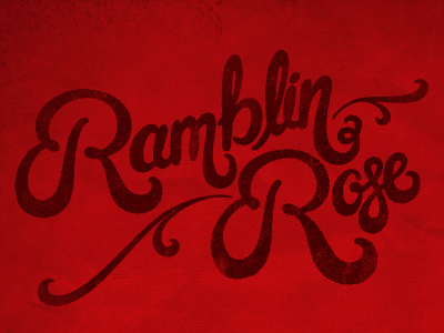 Ramblin Rose by Alexa Lupul on Dribbble - Dribbble Ramblin Rose