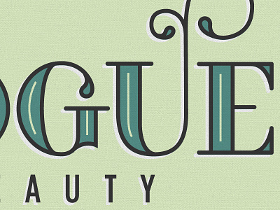 Logo Concept custom type logo serifs typography