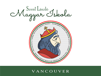 Logo design for the Hungarian School in Vancouver apparel branding design graphic design illustration logo spiritwear