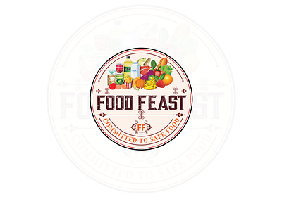 Food feast logo design