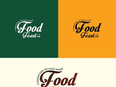 Food fest logo 3d logo branding design feast food feast logo design foodfeast icon illustration logo logodesign minimalist logo ui vector