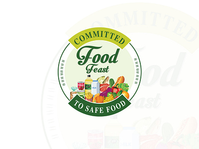 Food feast grocery logo