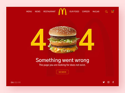 McDonald's | 404 Page