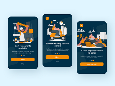 Food Delivery App | Onboarding