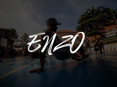 Enzo | Typography Logo brand brand design brand identity branding dancer hiphop hiphop logo logo logodesign logotype minimal minimalism minimalist typography typography art