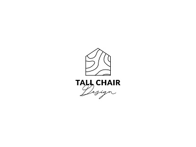 Tall Chair | Furniture Logo brand design brand identity chairdesign chairlogo creative furniture design furniture logo logodesign minimal minimalist minimalist design nature logo tall chair wood logo