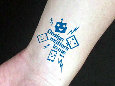 temporary tattoos blue fun illustrator temporary tattoo
