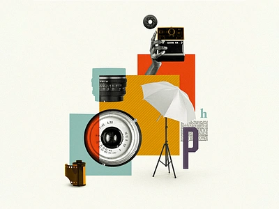 Photography branding collage collage art collage digital collage maker collageart collages design graphic graphic design graphicdesign illustration lens lights photographer photography photoshop shutter typography vintage