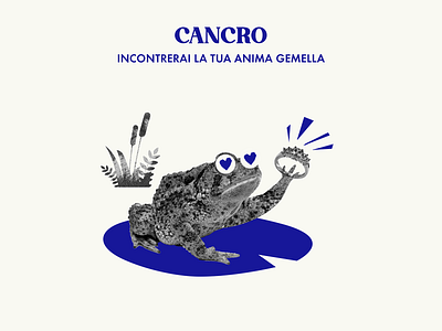 Cancro cancer collage collage art collage digital collage maker collageart comics design fairy frog funny graphic graphicdesign heart horoscope illustration love prince ring sign