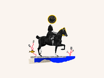 Februllage n13. TIME clock horse minimal time