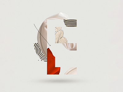 E 36days 36daysoftype abstract analogue collage collage art collage digital collage maker collageart cutout design graphic graphicdesign illustration letter lettering paper type typo typography