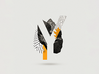 Y 36days 36daysoftype challenge collage collage art collage digital collage maker collageart daily design graphic graphicdesign illustration letter lettering rock stone type typo typography