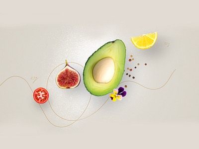 Morgan - Gusto sano in cucina avocado collage collage art collage digital collage maker collageart design food graphic graphicdesign illustration lemon motion vegan veggy