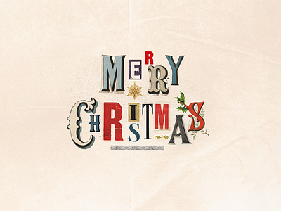 Merry Christmas christmas collage collage art collage digital collage maker collageart design graphic graphicdesign illustration lettering merry type typo typography