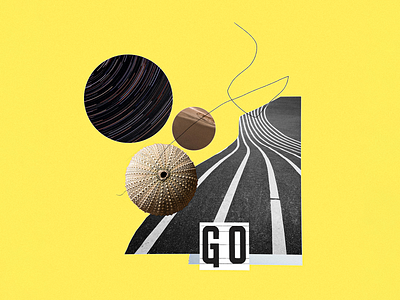 GO collage collage art collage digital collage maker collageart design go graphic graphicdesign illustration minimal street urban yellow