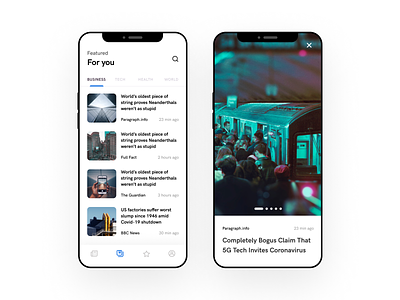 Google News Redesign app google google news mobile news redesign ui uidesign