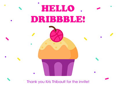 Hello Dribbble! debut dribbble first shot illustration