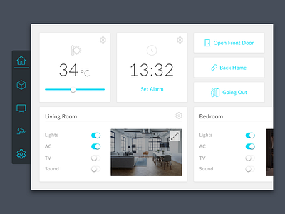 Daily UI #021 - Home Monitoring