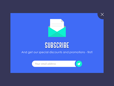 Daily UI #026 - Subscribe