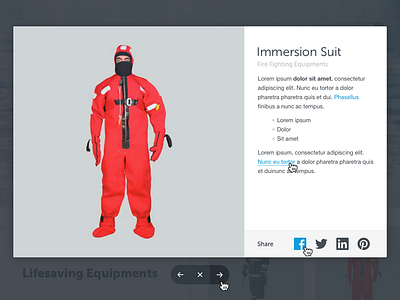 Products Detail hover marine maritime modal product detail products ui website