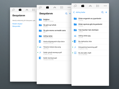 Perculus Files Widget app card design elearning files flat icon list sketch tab tree ui ux webapp widget