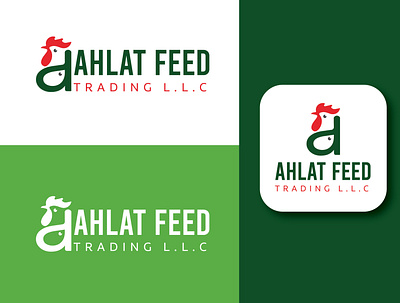 AHlAT FEED TRADING L.L.C logotypestationery vactor