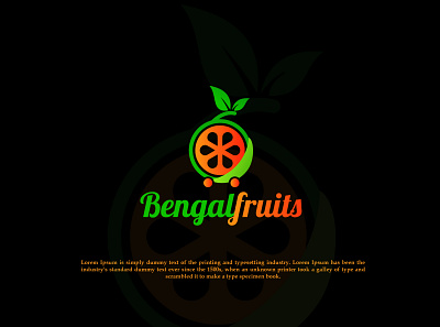 Bengal fruits sell company branding design graphic design illustration illustrator logo logotype typography ui ux vector