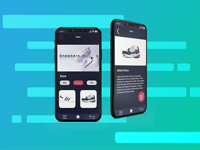 UI/UX Mobile Market Sneakers.in