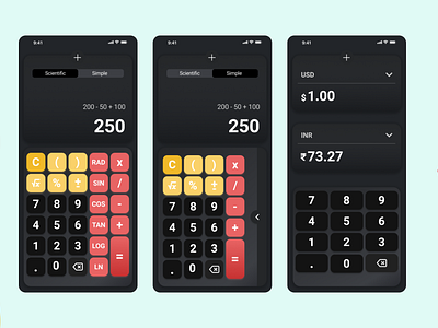 DailyUI 004 Calculator