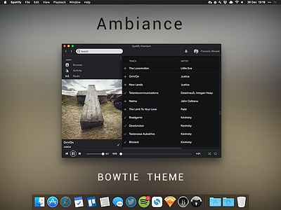 Ambiance - Bowtie Theme bowtie customization os x theme