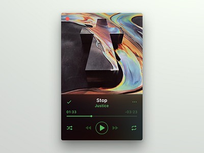 Spotify mini player for Mac (concept)