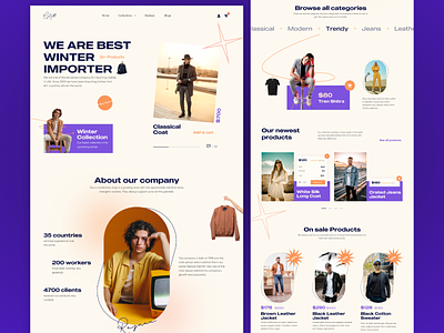 E-commerce fashion online store website cloth website clothing store ecommerce ecommerce store ecommerce uiux design ecommerce web design ecommerce website ecommerce websites fashion store fashion website landing page design online fashion store online store store design store website tshirt store uiux web design