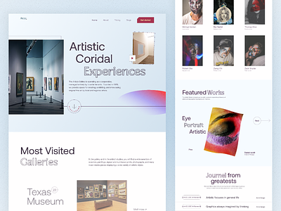 Art Gallery Interior Website