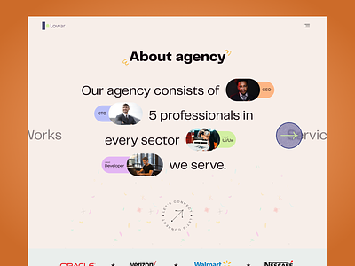 Digital agency website design