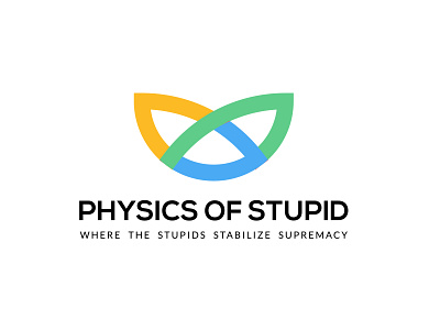 Physics Of Stupid logo brand logo design branding business logo company logo design designer graphic design illustration logo logo design minimalist logo unique logo