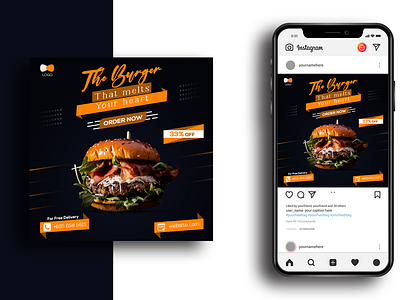 Creative Social Media Food Post design